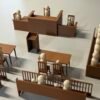 Courtroom Diorama Play Set